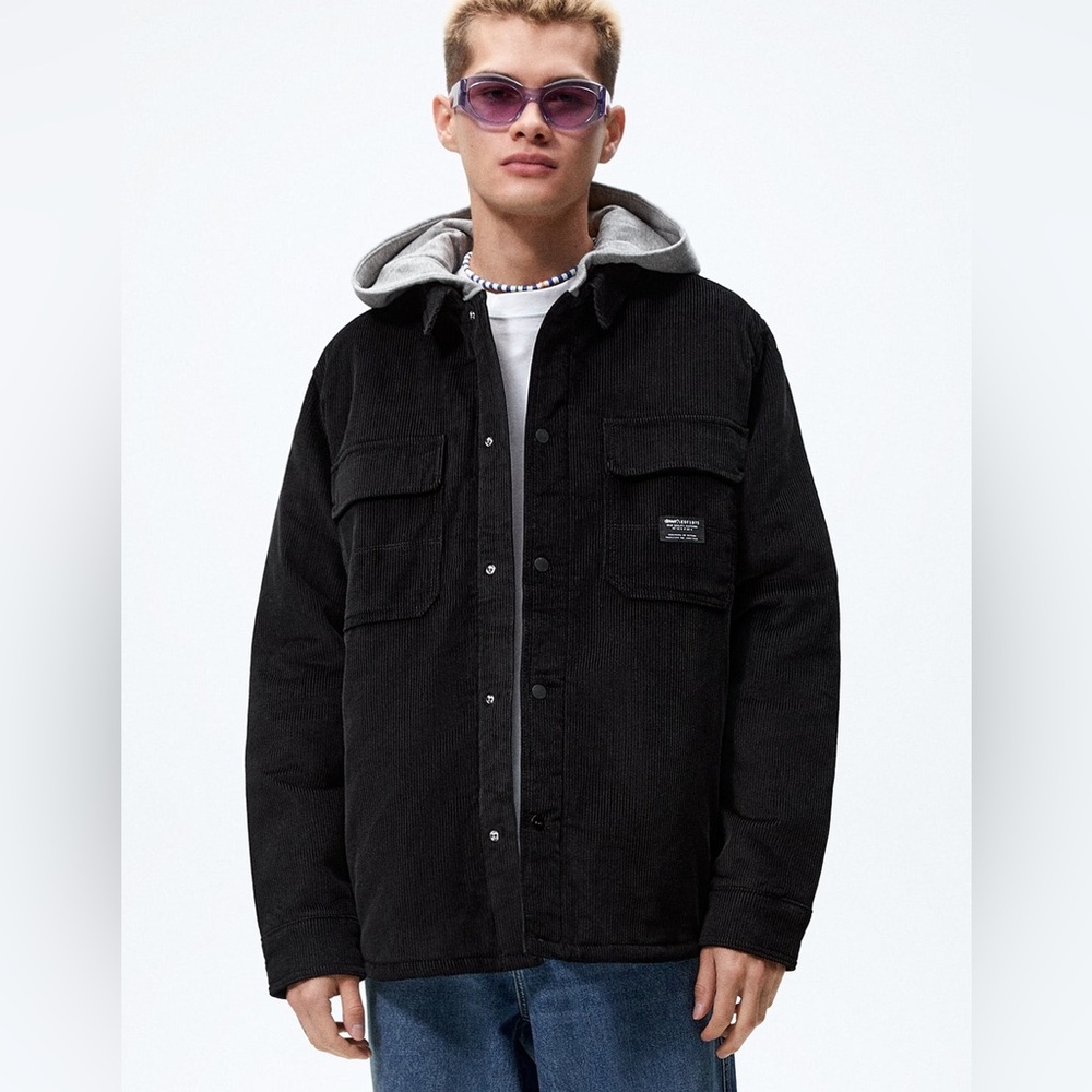 Zara Men’s Corduroy Overshirt Jacket